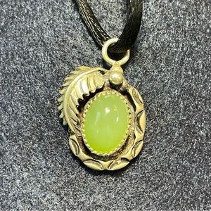 1 1/4” Sterling & Stone Pendant Great Detail. FREE Shipping